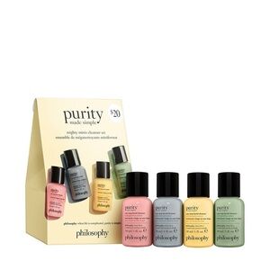 144. Philosophy Purity Facial Cleanser Sampler Pack – 4 x 1 oz Travel Size